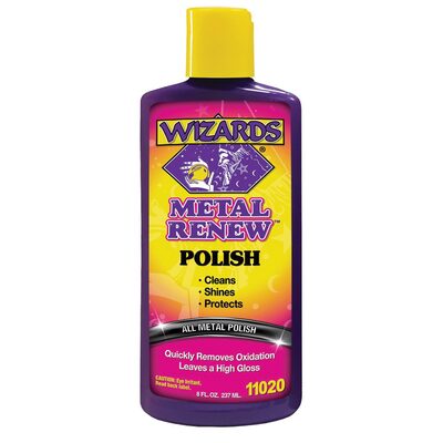 Wizards Products Metal Renew 11020 Polish, 8 oz Squeeze Bottle, Off-White