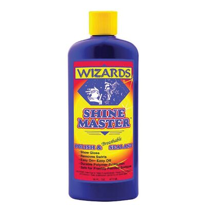 Wizards Products SHINE MASTER 11033 Polish and Breathable Sealant, 16 oz Bottle, Off-White