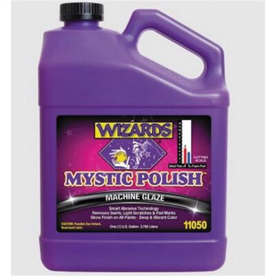 Wizards Products Mystic Polish 11050 Machine Glaze Polish, 1 gal Can, Off-White