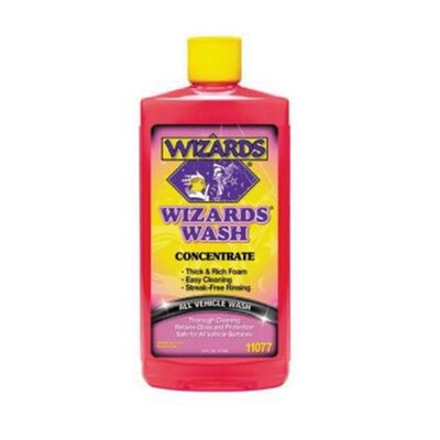 Wizards Products 11077 Super Concentrated Car Wash, 16 oz Bottle, Translucent Pink, Liquid