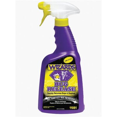 Wizards Products Bug Release 11081 All Surface Bug Remover, 22 oz Spray Bottle, Viscous Liquid, Clear