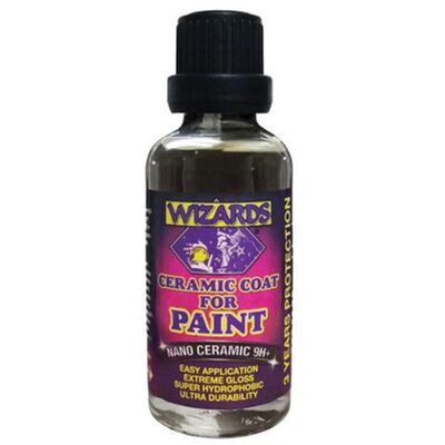 Wizards Products 31001 Nano 9H+ Ceramic Coating, 50 mL Bottle