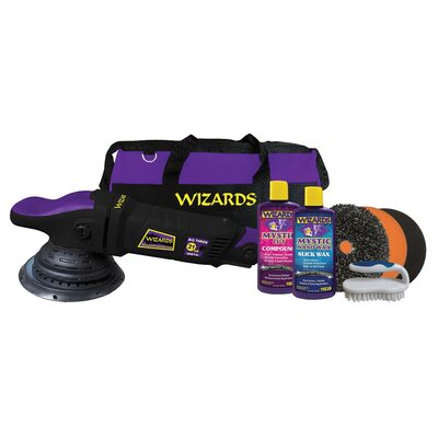 Wizards Products Wizards 12 HD DA21HDKIT Dual Action Big Throw Polisher and SSR Kit Combo, 6 in, 21 mm, 900 W, 7.5 A