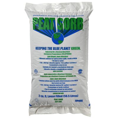 ZEP Peat Sorb  absorbent; 1 Each for 2 cu/ft.